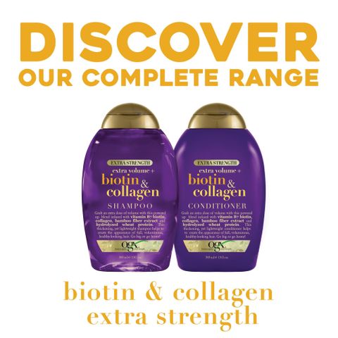 Dầu gội & xả OGX Thick & Full Biotin & collagen 385ml