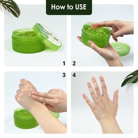 Aloe Vera Gel 92% Soothing Gel - Gel nha đam dưỡng ẩm
