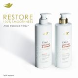 Dầu Gội Dove Dove Anti-Frizz & Smooth Phục Hồi Tóc Xơ Rối – Mềm Mượt Gấp 10 Lần, Dưỡng Ẩm Sâu Từ Bơ Hạt Mỡ