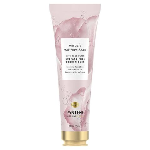 Dầu gội và xả cho tóc khô và giòn Pantene Pro-V Miracle Moisture Boost Rose Water 285 mL[Mỹ]