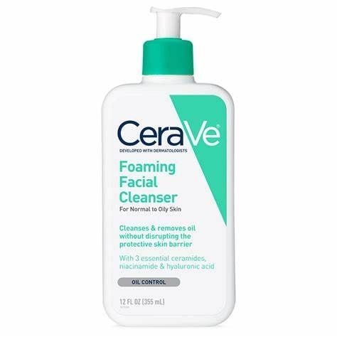 Sữa rửa mặt Cerave Foaming Facial Cleanser 473ml - tặng chai 87ml