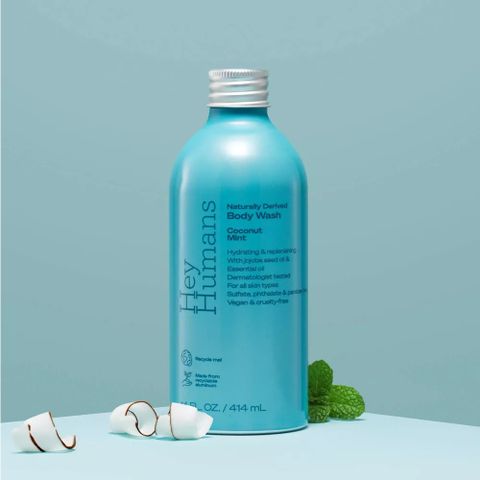 Sữa tắm dưỡng ẩm, mềm mịn da với các thành phần tự nhiên Hey Humans 414 mL