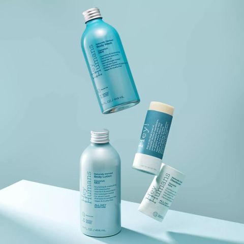 Sữa tắm dưỡng ẩm, mềm mịn da với các thành phần tự nhiên Hey Humans 414 mL