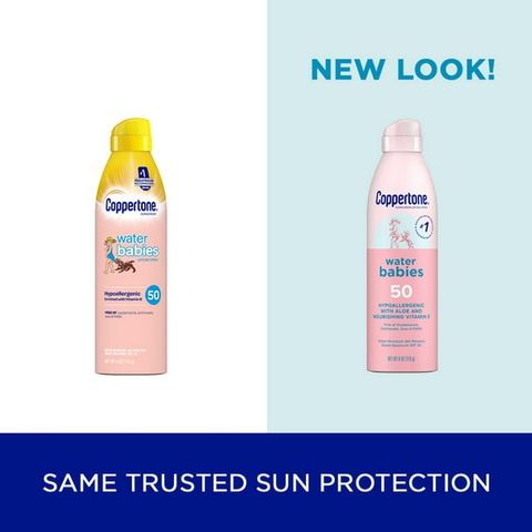 Coppertone WaterBabies - Xịt chống nắng cho bé từ 6 tháng tuổi - SPF 50 (USA)