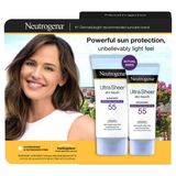 Kem chống nắng phổ rộng Neutrogena Ultra Sheer Dry-Touch Sunscreen Broad Spectrum SPF 55