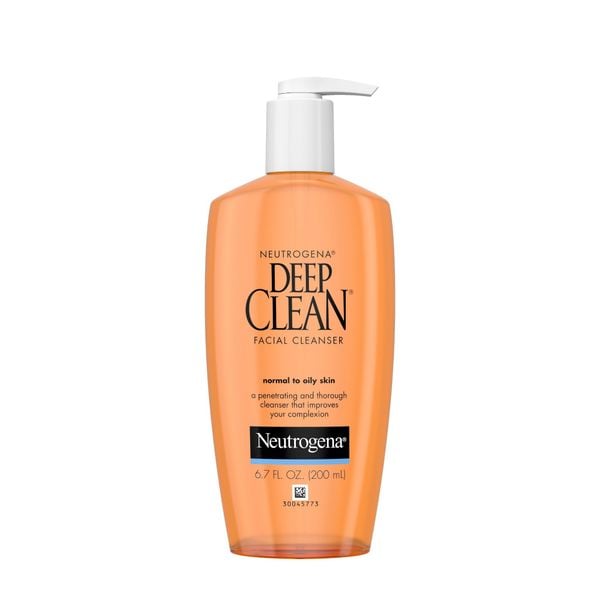 Sữa rửa mặt sạch sâu cho mọi loại da Neutrogena Deep Clean Facial Cleanser 200 mL [Mỹ]