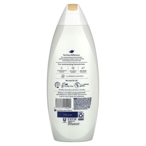 Sữa tắm dưỡng da trắng, mềm Dove Mỹ 650 mL