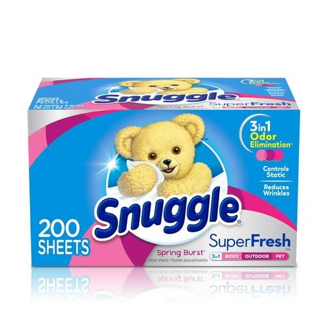 Giấy Thơm Sấy Quần Áo, Làm Mềm Vải, Kiểm Soát Tĩnh Điện và Loại Bỏ Mùi Hôi Snuggle Dryer Sheets (Mỹ)
