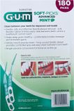 [Mỹ] Tăm xỉa răng nha khoa siêu mềm sạch răng, mát xa nướu/ lợi hương bạc hà GUM SOFT PICKS MINT, vỉ 180 chiếc