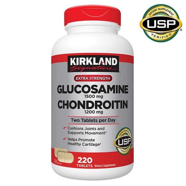 Viên Uống bổ trợ xương Khớp KIRKLAND Glucosamine chondroitin [Mỹ]