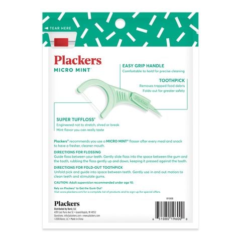 Tăm chỉ nha khoa Plackers - Chuẩn Mỹ