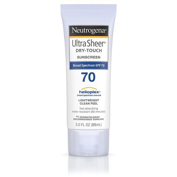 [Mỹ] Kem chống nắng cho da dầu không gây bóng nhờn cho da mặt và toàn thân Neutrogen UltraSheer Dry-Touch SPF 70 - 88ml