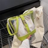 Túi nữ thời trang - Nhựa trong - Bucket