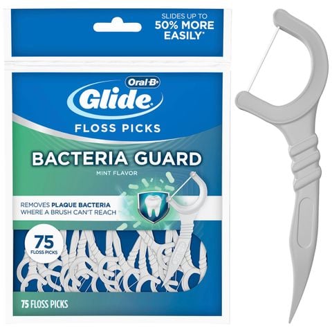 [Mỹ] Tăm chỉ nha khoa hương bạc hà, diệt vi khuẩn Oral-B 75 chiếc / túi