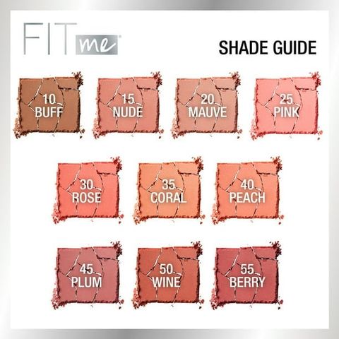 Phấn má hồng mịn tự nhiên Maybelline FIT me 4.5g [Mỹ]
