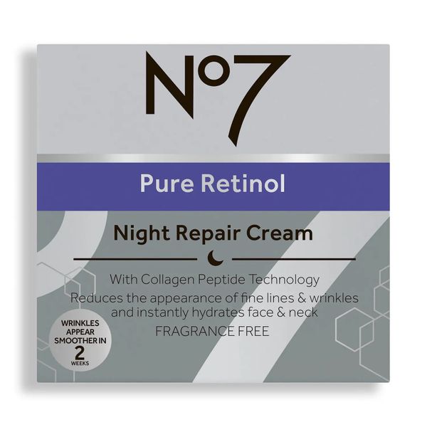 No7 - Kem tái da mặt và cổ - Pure Retinol Night Cream