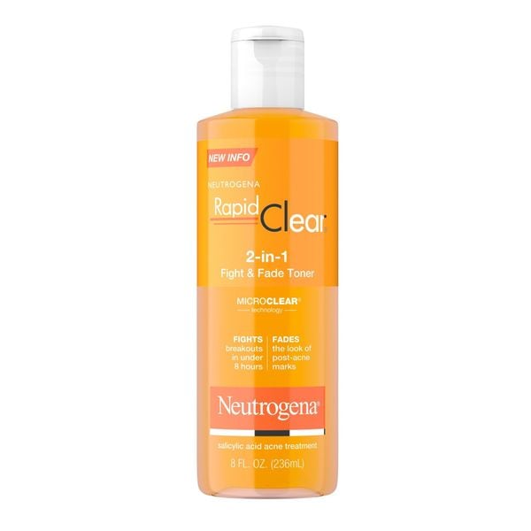 Neutrogena - Nước hoa hồng sạch mụn - Rapid Clear 2-In-1 Fight & Fade Acne Toner