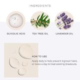 [Auth] Bộ sản phẩm dưỡng sáng da, tẩy tế bào chết ngăn ngừa lông mọc ngược cho các vùng bikini, nách, chân EWC