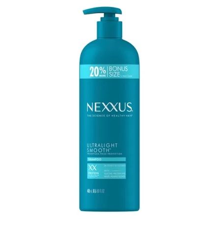 [Mỹ] Dầu gội và xả siêu mềm mượt cho tóc xoăn chuẩn salon Mỹ tại nhà Nexxus Ultralight Smooth 448mL