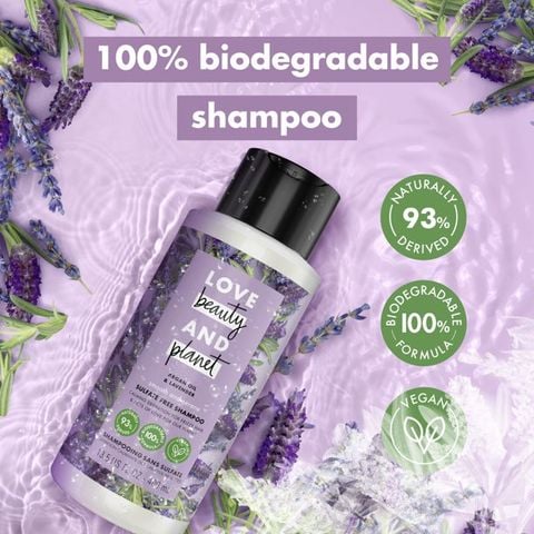 Dầu Gội & xả Love Beauty and Planet Argan Oil & Lavender 400ml