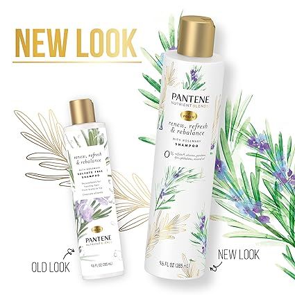 Dầu gội và xả dưỡng ẩm, bảo vệ màu Pantene Nutrient Blends PRO-V with Rosemary 285 mL [ Mỹ ]