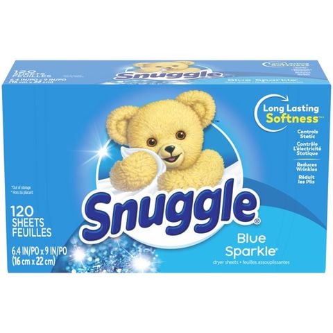 Giấy Thơm Sấy Quần Áo, Làm Mềm Vải, Kiểm Soát Tĩnh Điện và Loại Bỏ Mùi Hôi Snuggle Dryer Sheets (Mỹ)