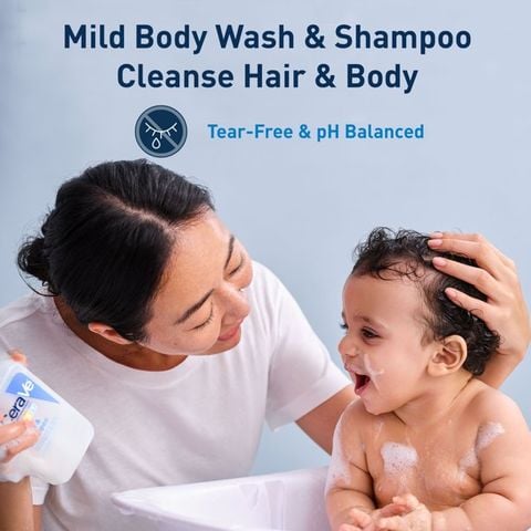 Sữa tắm gội bé CeraVe Mỹ - 237ml