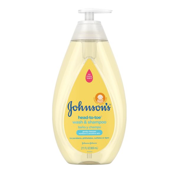 Sữa Tắm Gội Johnson's Head-To-Toe Tear Free - Dịu Nhẹ Chuẩn Mỹ 800 mL