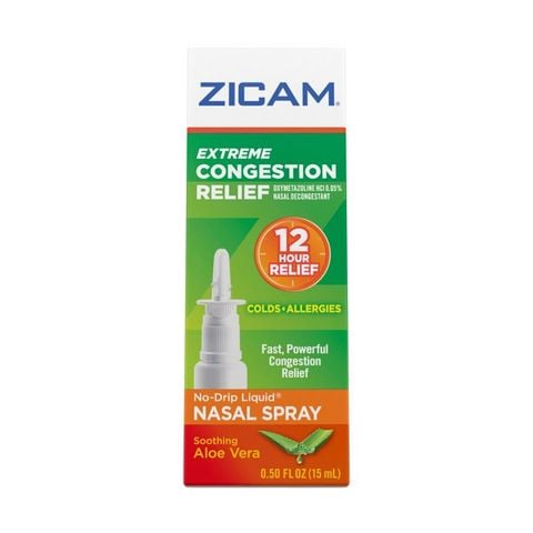 Xịt thông mũi ZICAM No-Drip Liquid® Nasal Spray Mỹ