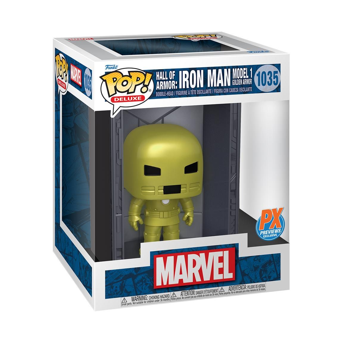  [PRE-ORDER] Đồ chơi mô hình funko pop  Hall of Armor: Iron Man PX Exclusive - Marvel 