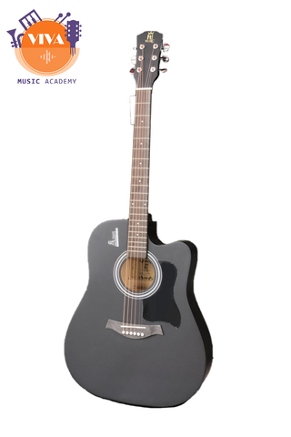 Guitar Acoustic HT Music-89 Đen