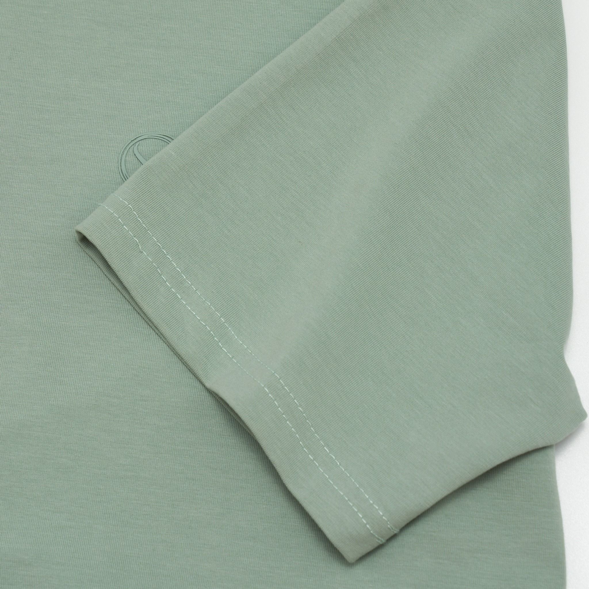  Áo Thun Basic Xanh Vải Cotton 