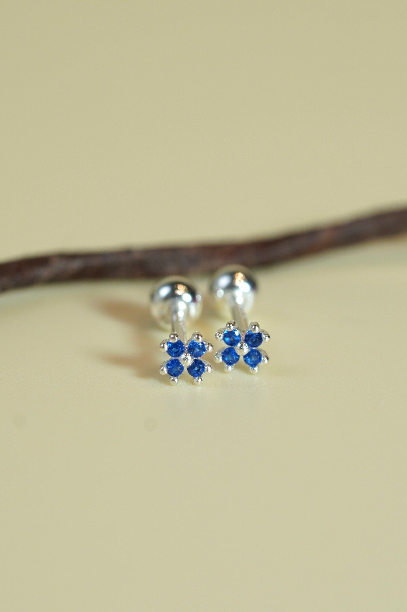 [ancafe-accessories] Hoa tai ER390K-132-BAC-XANH DƯƠNG