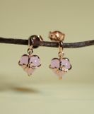 [ancafe-accessories] Hoa tai ER450K-046-VH-ĐÁ HỒNG