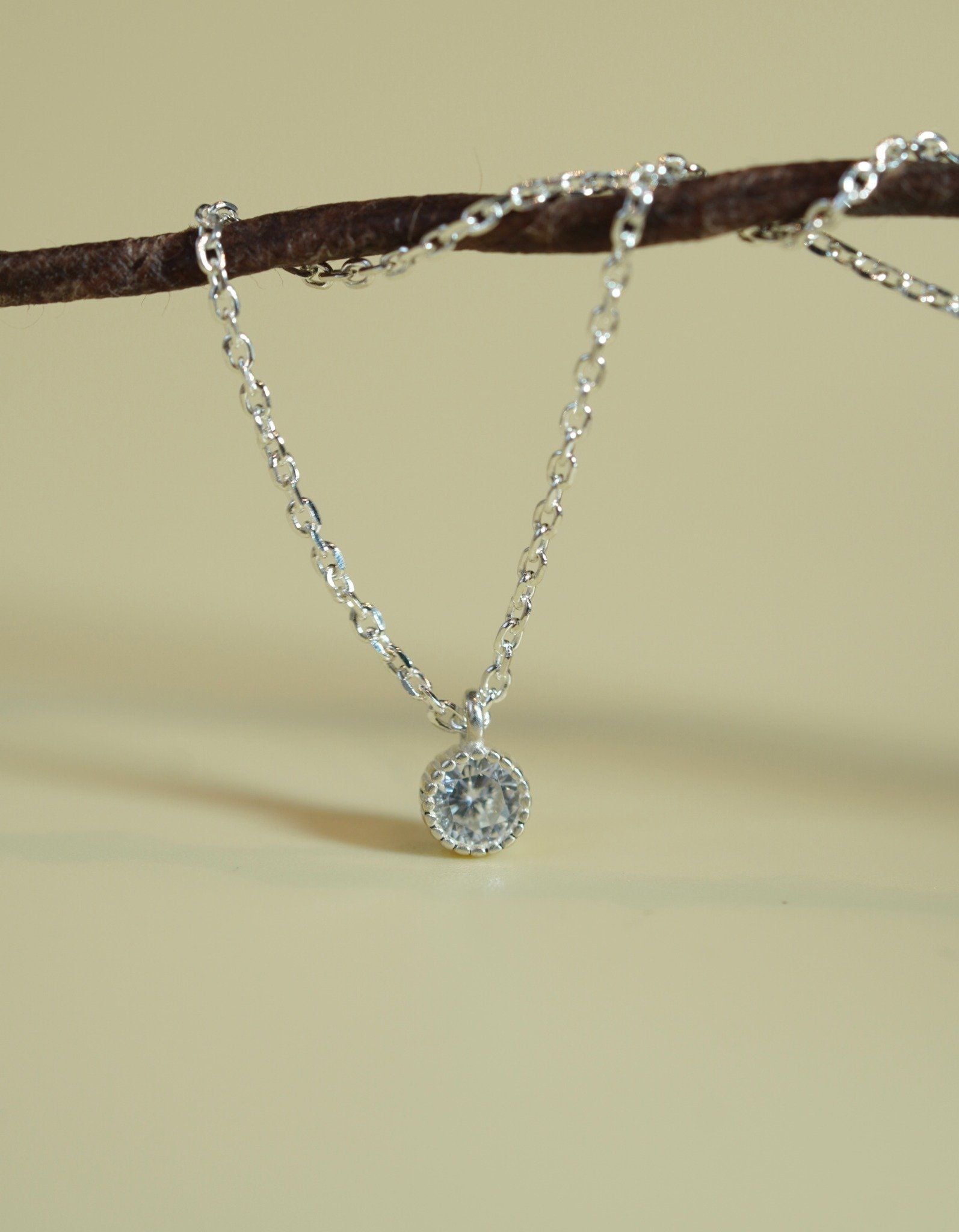 [ancafe-accessories] Dây chuyền NL420K-045-BAC-SỢI DÀY