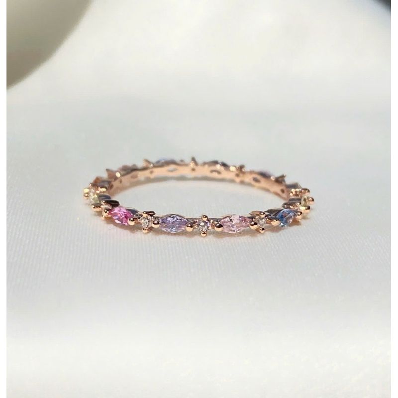 [ancafe.shop]Nhẫn full đá màu nữ hottrend đáng yêu