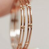 [ancafe.shop]Nhẫn hoạ tiết kẻ ngang, thanh lịch, hàn quốc