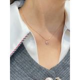 [ancafe.shop]Dây chuyền trái tim bạc mạ hồng