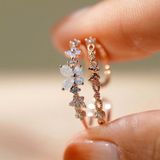 [ancafe.shop]Nhẫn bướm nữ hai line dễ thương,trang nhã