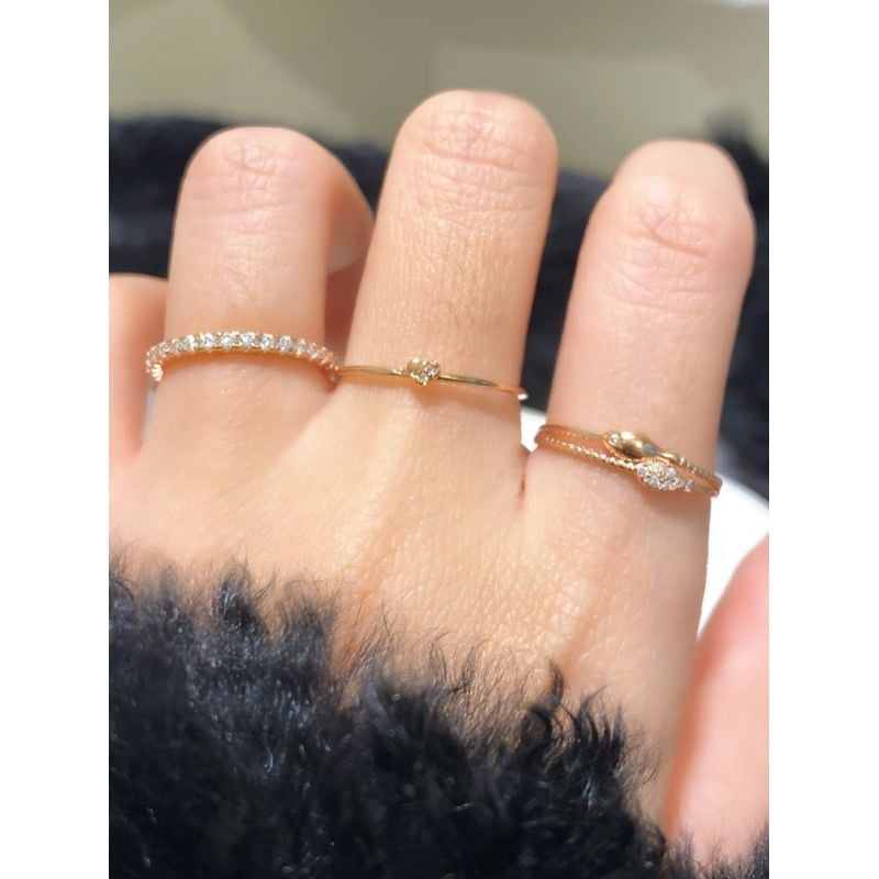 [ancafe.shop] Nhẫn, cá, đính đá, xinh xắn, hai cá