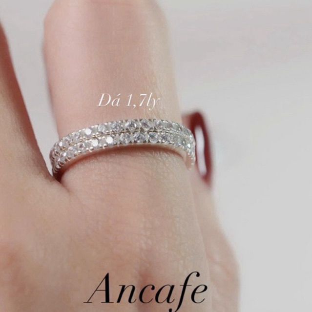 [ancafe.shop]Nhẫn bạc nữ,đính full đá cz cao cấp