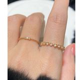 [ancafe.shop]Nhẫn tim đá, thanh lịch, hàn quốc