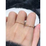 [ancafe.shop]Nhẫn ngón trỏ thắt nút đá, lấp lánh