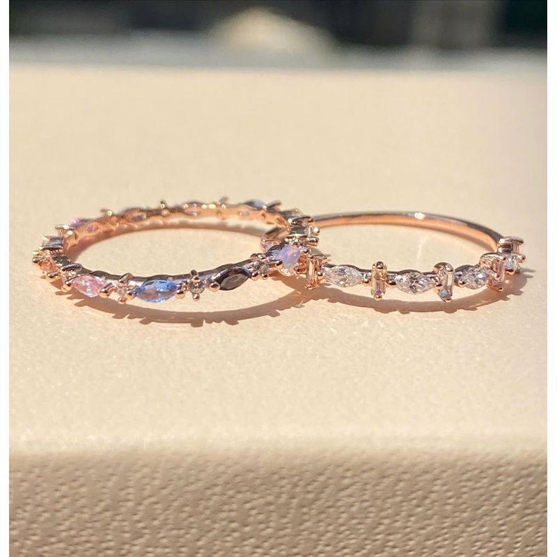 [ancafe.shop]Nhẫn full đá màu nữ hottrend đáng yêu