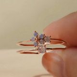 [ancafe.shop] Nhẫn nữ hoa đính đá,hở,freesize dễ phối