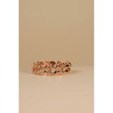 [ancafe.shop]Nhẫn bạc nữ hoa xen kẽ,thanh lịch