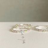 [ancafe.shop]Nhẫn nữ bạc đá màu đáng yêu,thanh lịch