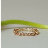 [ancafe.shop]Nhẫn bạc ,ngón út,xen kẽ,thanh lịch