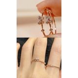 [ancafe.shop]Nhẫn bướm bạc nữ mảnh mai