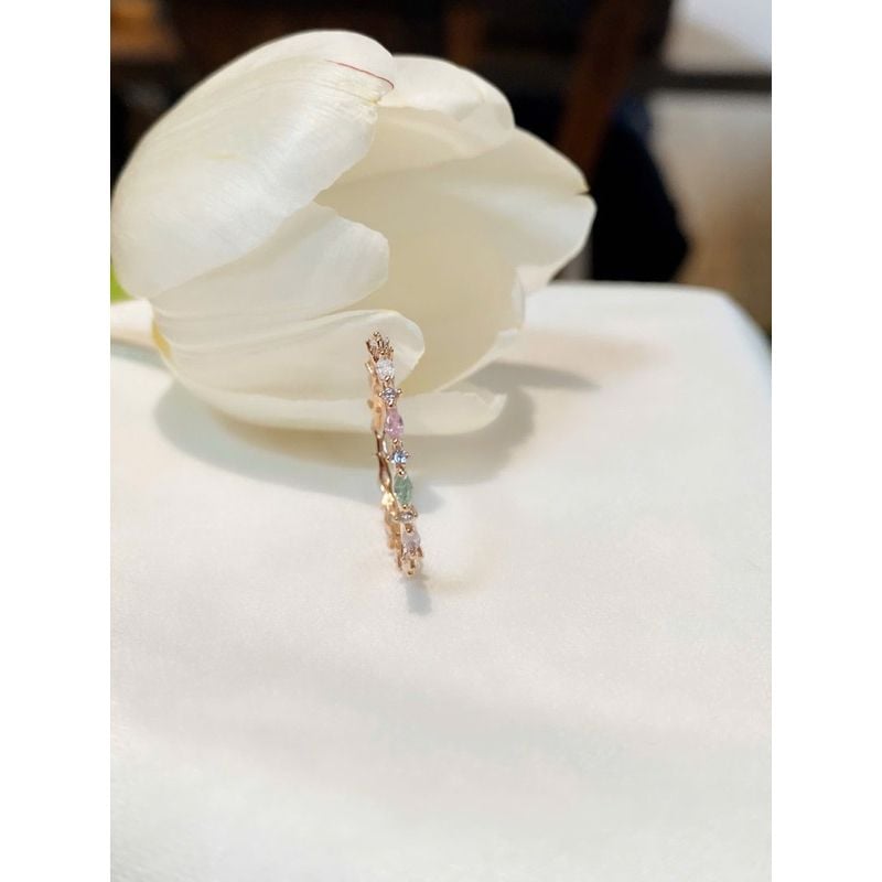 [ancafe.shop]Nhẫn đá màu nữ dễ thương,xinh xẻo